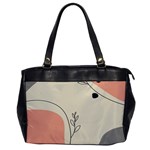 Pattern Line Art Texture Minimalist Design Oversize Office Handbag