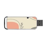 Pattern Line Art Texture Minimalist Design Portable USB Flash (One Side)