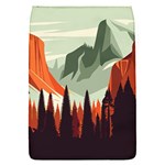 Mountain Travel Canyon Nature Tree Wood Removable Flap Cover (S)