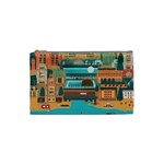 City Painting Town Urban Artwork Cosmetic Bag (Small)