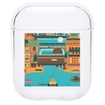 City Painting Town Urban Artwork Hard PC AirPods 1/2 Case