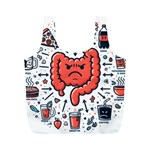 Health Gut Health Intestines Colon Body Liver Human Lung Junk Food Pizza Full Print Recycle Bag (M)