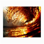Wave Art Mood Water Sea Beach Small Glasses Cloth (2 Sides)