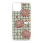 Bear Cartoon Pattern Strawberry Rainbow Nature Animal Cute Design iPhone 13 TPU UV Print Case