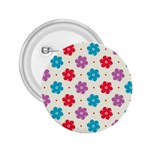 Abstract Art Pattern Colorful Artistic Flower Nature Spring 2.25  Buttons