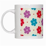 Abstract Art Pattern Colorful Artistic Flower Nature Spring White Mug