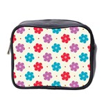Abstract Art Pattern Colorful Artistic Flower Nature Spring Mini Toiletries Bag (Two Sides)
