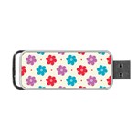 Abstract Art Pattern Colorful Artistic Flower Nature Spring Portable USB Flash (One Side)