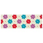 Abstract Art Pattern Colorful Artistic Flower Nature Spring Banner and Sign 12  x 4 