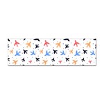 Airplane Pattern Plane Aircraft Fabric Style Simple Seamless Sticker Bumper (10 pack)
