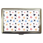 Airplane Pattern Plane Aircraft Fabric Style Simple Seamless Cigarette Money Case