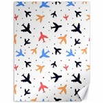 Airplane Pattern Plane Aircraft Fabric Style Simple Seamless Canvas 36  x 48 