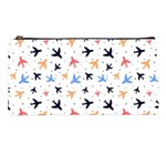 Airplane Pattern Plane Aircraft Fabric Style Simple Seamless Pencil Case