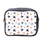 Airplane Pattern Plane Aircraft Fabric Style Simple Seamless Mini Toiletries Bag (Two Sides)