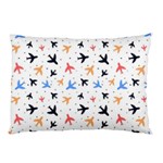 Airplane Pattern Plane Aircraft Fabric Style Simple Seamless Pillow Case (Two Sides)