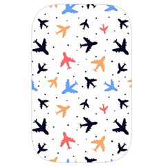 Airplane Pattern Plane Aircraft Fabric Style Simple Seamless Waist Pouch (Small) from UrbanLoad.com Front