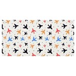 Airplane Pattern Plane Aircraft Fabric Style Simple Seamless Banner and Sign 6  x 3 