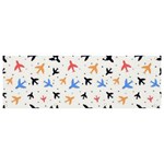 Airplane Pattern Plane Aircraft Fabric Style Simple Seamless Banner and Sign 9  x 3 