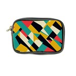 Geometric Pattern Retro Colorful Abstract Coin Purse