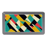 Geometric Pattern Retro Colorful Abstract Memory Card Reader (Mini)