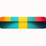 Colorful Rainbow Pattern Digital Art Abstract Minimalist Minimalism Large Bar Mat