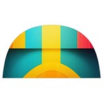 Colorful Rainbow Pattern Digital Art Abstract Minimalist Minimalism Anti Scalding Pot Cap