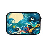 Waves Ocean Sea Abstract Whimsical Abstract Art Pattern Abstract Pattern Water Nature Moon Full Moon Apple MacBook Pro 13  Zipper Case