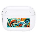 Waves Ocean Sea Abstract Whimsical Abstract Art Pattern Abstract Pattern Nature Water Seascape Hard PC AirPods Pro Case