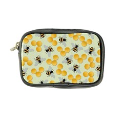 Bees Pattern Honey Bee Bug Honeycomb Honey Beehive Coin Purse from UrbanLoad.com Front