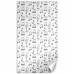 Music Notes Background Wallpaper Canvas 40  x 72 