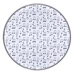 Music Notes Background Wallpaper Wireless Fast Charger(White)