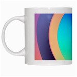 Circle Colorful Rainbow Spectrum Button Gradient White Mug