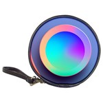 Circle Colorful Rainbow Spectrum Button Gradient Classic 20-CD Wallets