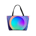 Circle Colorful Rainbow Spectrum Button Gradient Classic Shoulder Handbag