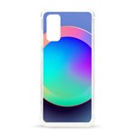Circle Colorful Rainbow Spectrum Button Gradient Samsung Galaxy S20 6.2 Inch TPU UV Case