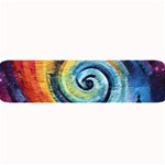 Cosmic Rainbow Quilt Artistic Swirl Spiral Forest Silhouette Fantasy Large Bar Mat