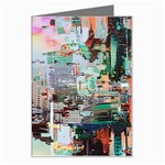 Digital Computer Technology Office Information Modern Media Web Connection Art Creatively Colorful C Greeting Card
