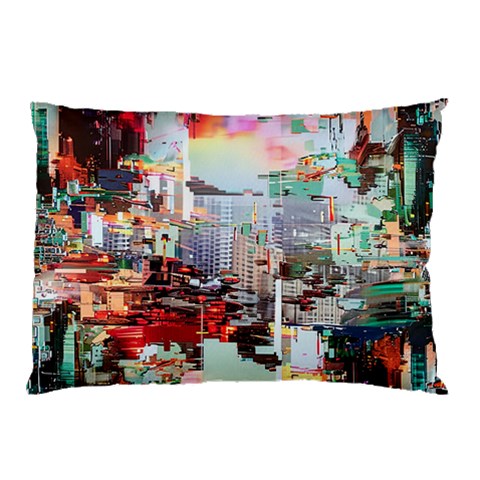 Digital Computer Technology Office Information Modern Media Web Connection Art Creatively Colorful C Pillow Case (Two Sides) from UrbanLoad.com Front