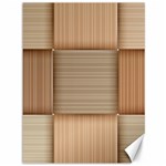 Wooden Wickerwork Texture Square Pattern Canvas 36  x 48 