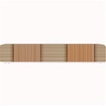 Wooden Wickerwork Texture Square Pattern Small Bar Mat