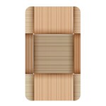 Wooden Wickerwork Texture Square Pattern Memory Card Reader (Rectangular)