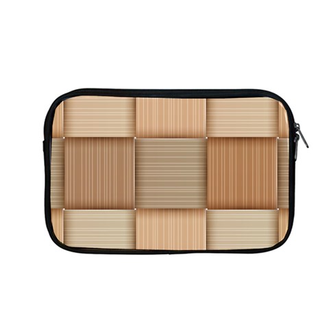 Wooden Wickerwork Texture Square Pattern Apple MacBook Pro 13  Zipper Case from UrbanLoad.com Front