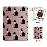 Cat Egyptian Ancient Statue Egypt Culture Animals Playing Cards Single Design (Rectangle)