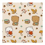 Bear Cartoon Background Pattern Seamless Animal Banner and Sign 4  x 4 