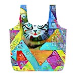 Kitten Cat Pet Animal Adorable Fluffy Cute Kitty Full Print Recycle Bag (L)
