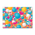 Circles Art Seamless Repeat Bright Colors Colorful Sticker A4 (100 pack)