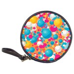 Circles Art Seamless Repeat Bright Colors Colorful Classic 20-CD Wallets
