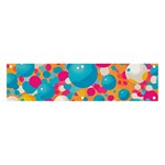 Circles Art Seamless Repeat Bright Colors Colorful Banner and Sign 4  x 1 