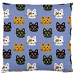 Cat Cat Background Animals Little Cat Pets Kittens Large Cushion Case (One Side)
