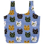 Cat Cat Background Animals Little Cat Pets Kittens Full Print Recycle Bag (XL)